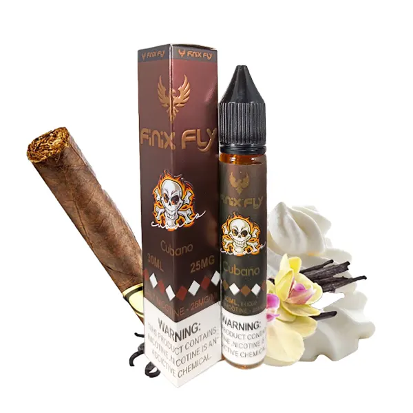 FINIX-FLY-CUBANO-BROWN-NICOTINE-SALT.webp سالت سیگار کوبایی فینیکس فلای | FINIX FLY CUBANO BROWN NICOTINE SALT (30ML) - Image 1