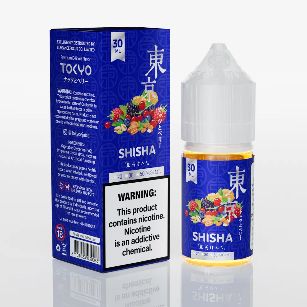 1-10_990x.webp سالت توکیو قلیان آجیل بری| TOKYO SHISHA NUTS BERRIES NICOTINE SALT - Image 1
