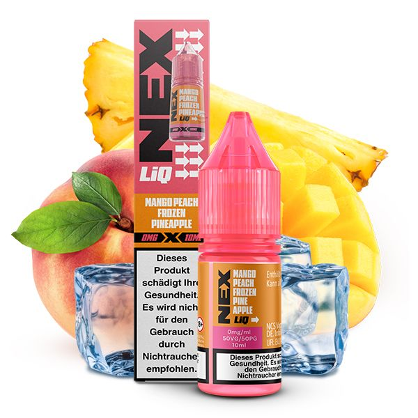 1745135428_2890.png سالت آناناس انبه هلو منجمد پادسالت Pod Salt NexLiq Mango Peach Frozen Pineapple 30ml Nicotine Salt - Image 1