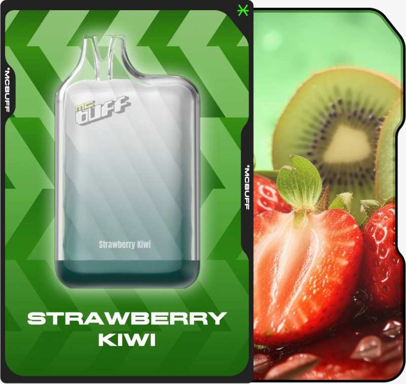 20240404_155335_1497585574.jpg پاد یک بار مصرف توت فرنگی کیوی 10000 پاف | MCBUFF DISPOSABLE STRAWBERRY KIWI 10000 PUFF - Image 1