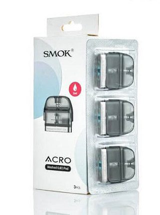9ce37e2d24e03175897ab541cbee83bc.jpg کارتریج اسموک آکرو بسته 3 عددی | SMOK ACRO 3pcs - Image 1