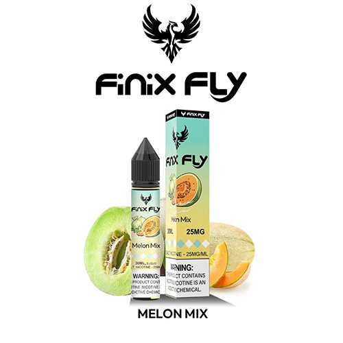 FINIX-FLY-MELON-MIX-NICOTINE-SALT.jpg سالت ملون میکس فینیکس فلای | FINIX FLY MELON MIX NICOTINE SALT (30ML) - Image 1