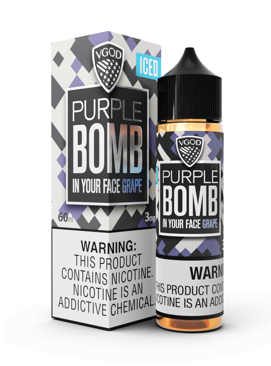 IMG_3262.webp جویس ویگاد انگور بمب یخ 60 میل | Vgod Purple Bomb Ice Juice 60 ml - Image 1