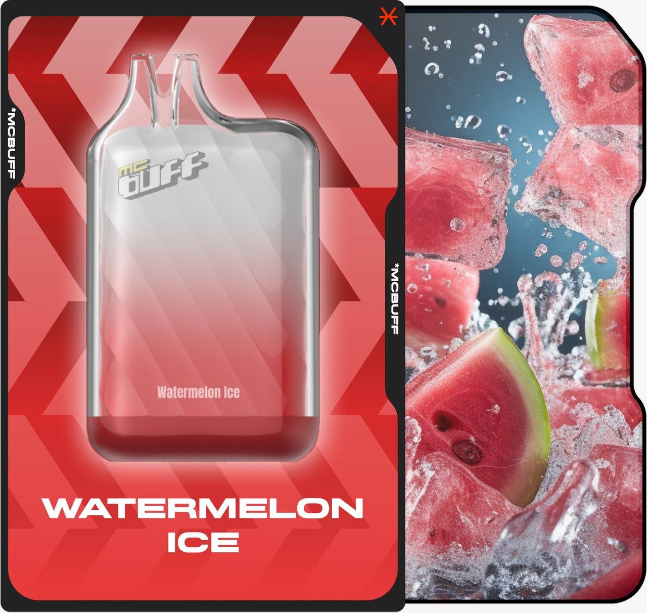 Image-2-1.jpg پاد یک بار مصرف هندوانه آدامس بادکنکی 10000 پاف | MCBUFF DISPOSABLE WATERMELON BUBBLEGUM 10000 PUFF - Image 1
