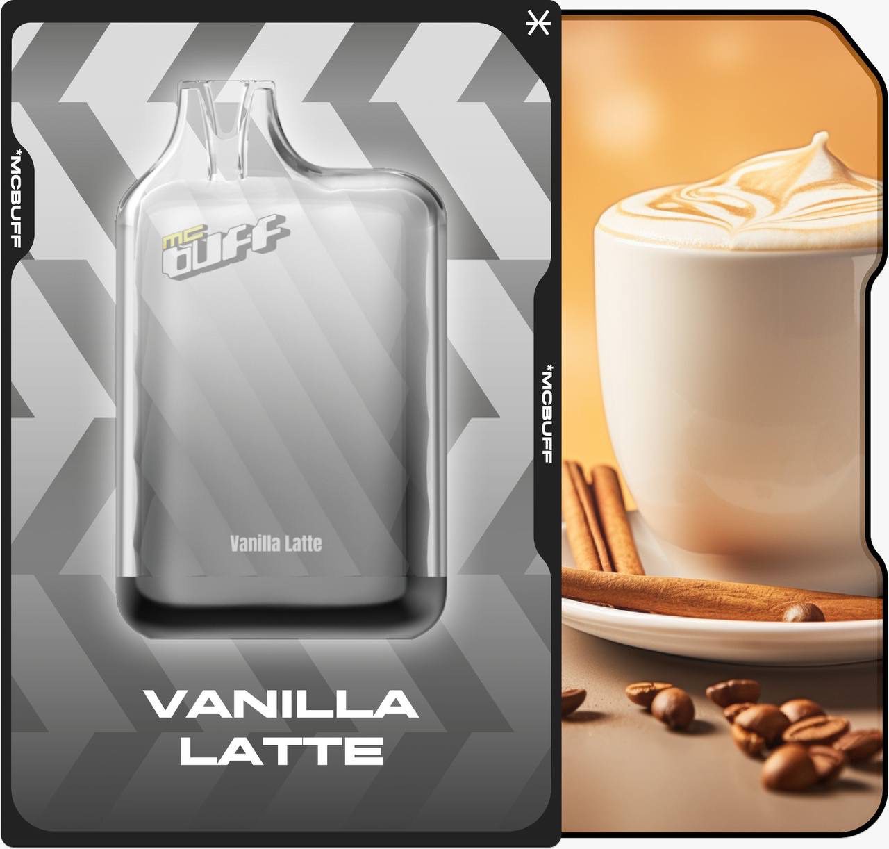Image-2-2.jpg پاد یک بار مصرف وانیل 10000 پاف | MCBUFF DISPOSABLE VANILLA LATTE 10000 PUFF - Image 1