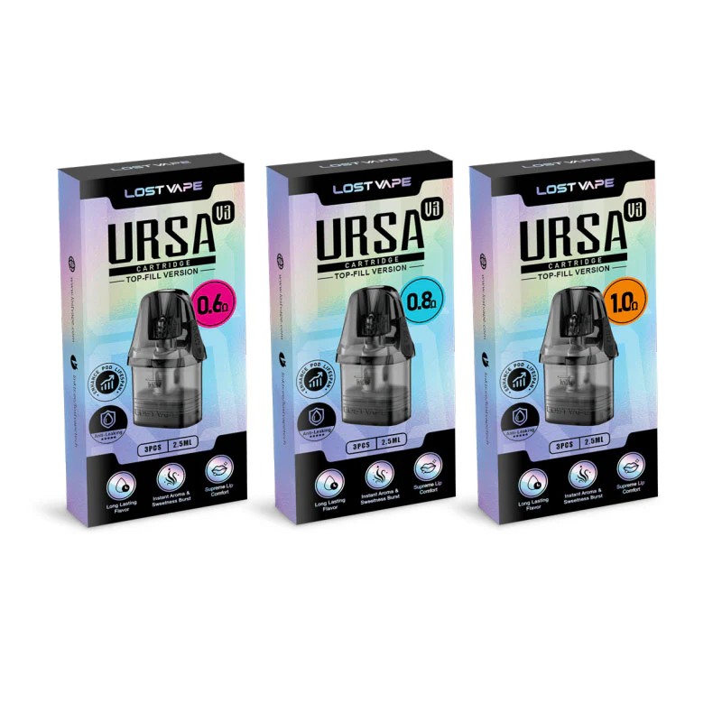 LVUV3PC20250710.webp کارتریج لاست ویپ اورسا (بسته سه عددی) | Lost Vape Ursa Cartridge (3pcs) - Image 1