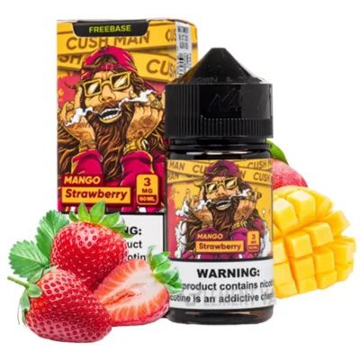 NASTY-CUSHMAN-MANGO-STRAWBERRY-JUICE.jpg جویس نستی کاشمن انبه توت فرنگی | NASTY CUSHMAN MANGO STRAWBERRY JUICE - Image 1