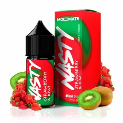 NASTY-MODMATE-STRAWBERRY-KIWI-EJUICE-400x400-1.jpg جویس نستی توت فرنگی کیوی| NASTY Modmait STRAWBERRY KIWI JUICE - Image 1