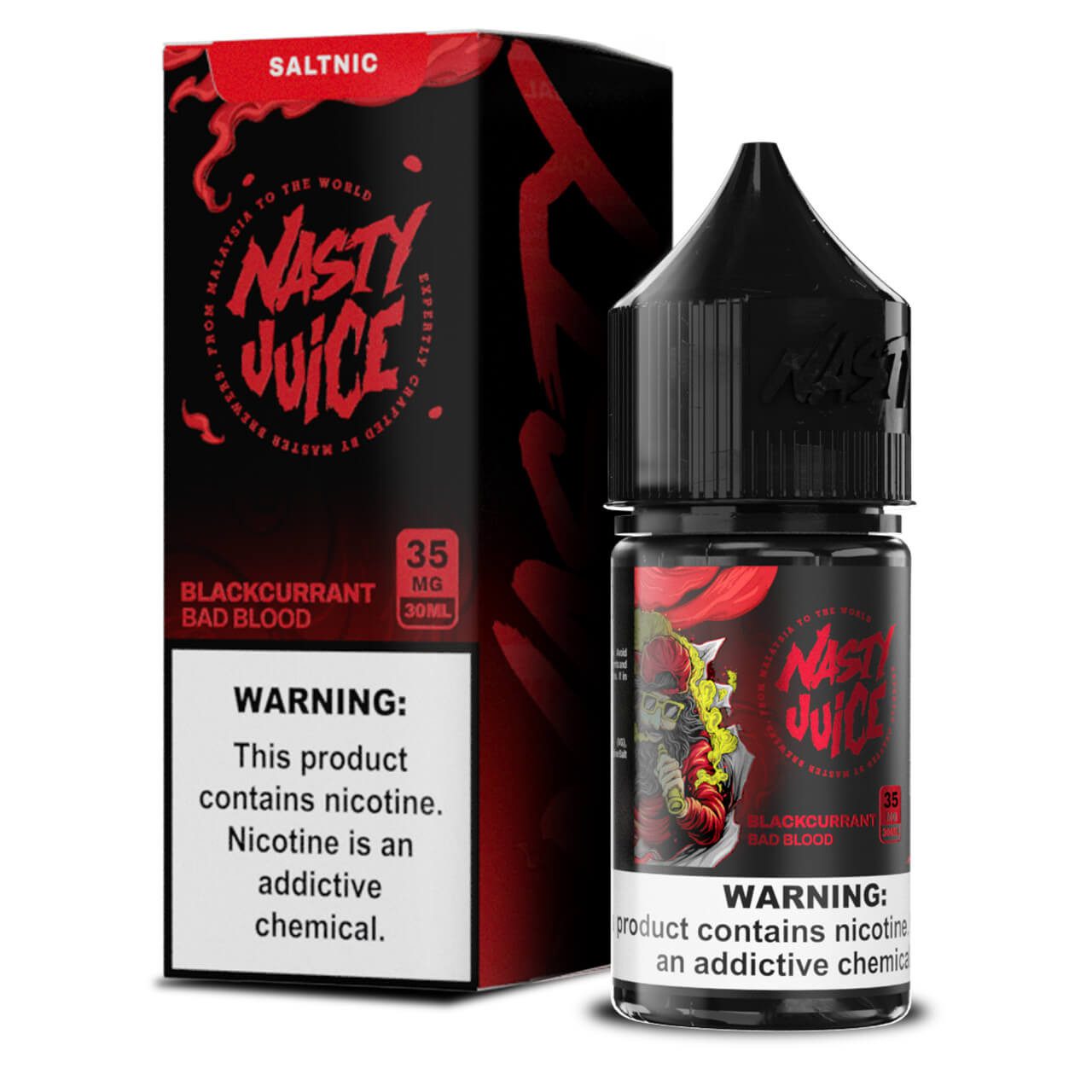 Nasty-BAD-BLOOD.jpg سالت انگور سیاه فرنگی Nasty BAD BLOOD - Image 1