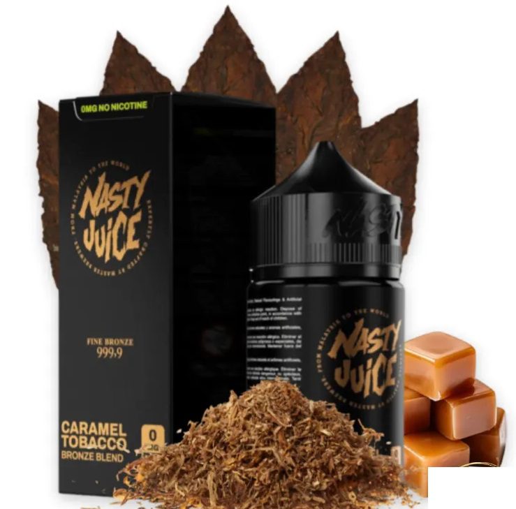 Nasty-Caramel-Tobacco-Bronze-Blend.jpg سالت تنباکو کارامل Nasty Tobacco Bronze Blend Caramel l - Image 1