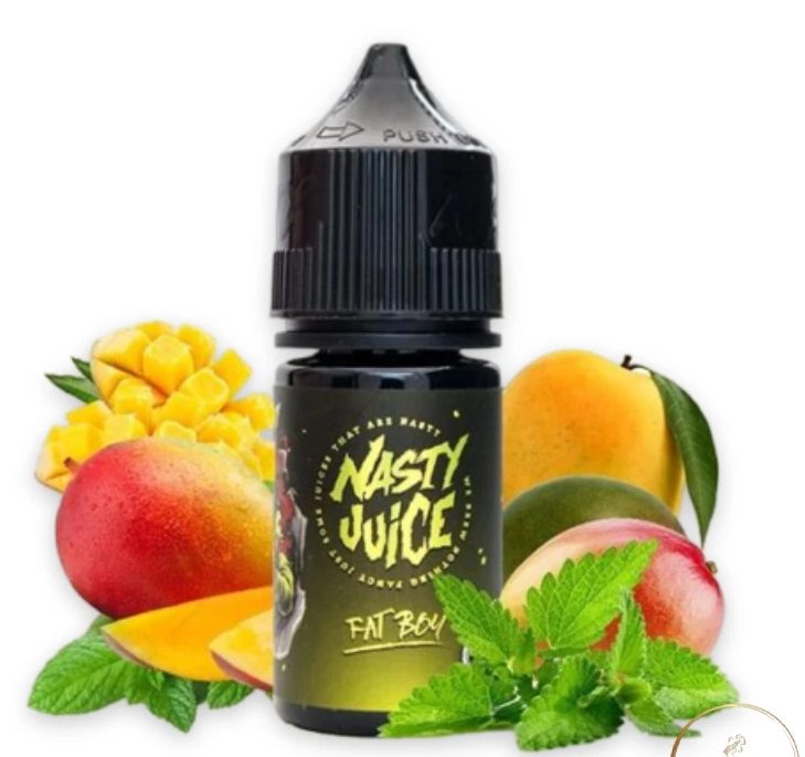 Nasty-Green-Mango-FAT-BOY.jpg سالت انبه نعنا Nasty Green Mango FAT BOY - Image 1