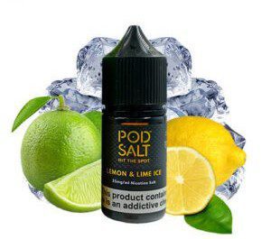 POD-SALT-CORE-LEMON-LIME-ICE-30ML-300x300-1.jpg سالت یخ لیمو ترش پادسالت Pod Salt Nexus Berry Lime Ice 30ml Nicotine Salt - Image 1