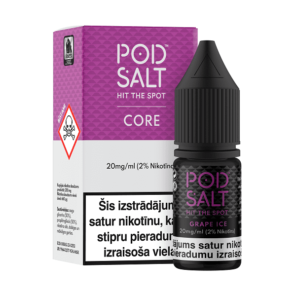 POD-SALT-GRAPE-ICE-Salt-Nicotine.png سالت انگور یخ پادسالت PodSalt Core GRAPE ICE Salt Nicotine - Image 1