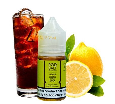 POD-SALT-NEXUS-LEMON-LIME-COLA-30ML-min.jpg سالت کولا لیمو لایم پادسالت Pod Salt Nexus Lemon Lime Cola 30ml Nicotine Salt - Image 1