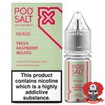 سالت موهیتو رزبری نعنا پادسالت PodSalt NEXUS Fresh Raspberry Mojito 30ml
