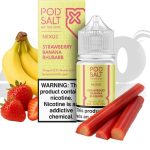 سالت توت فرنگی موز ریواس پادسالت Pod Salt Nexus Strawberry Banana Rhubarb 30ml Nicotine Salt
