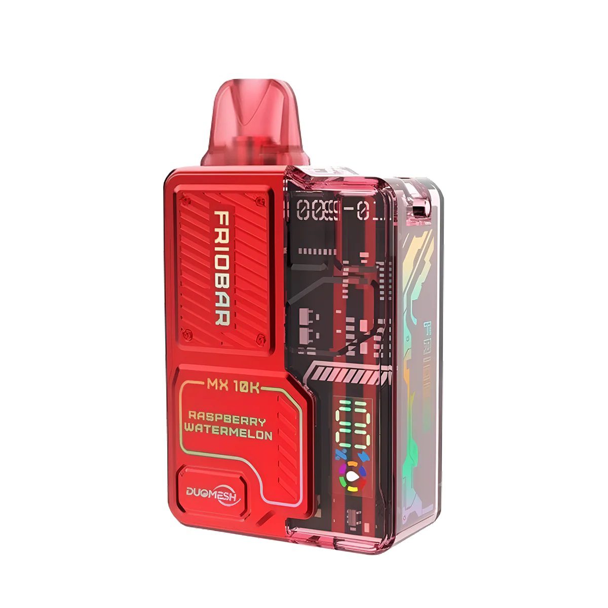 Raspberry-Watermelon.jpg پاد یکبار مصرف رزبری هندوانه 10000 پاف+ بندگردنی| FRIOBAR DISPOSABLE RASPBERRY WATERMELON 10000 PUFF - Image 1