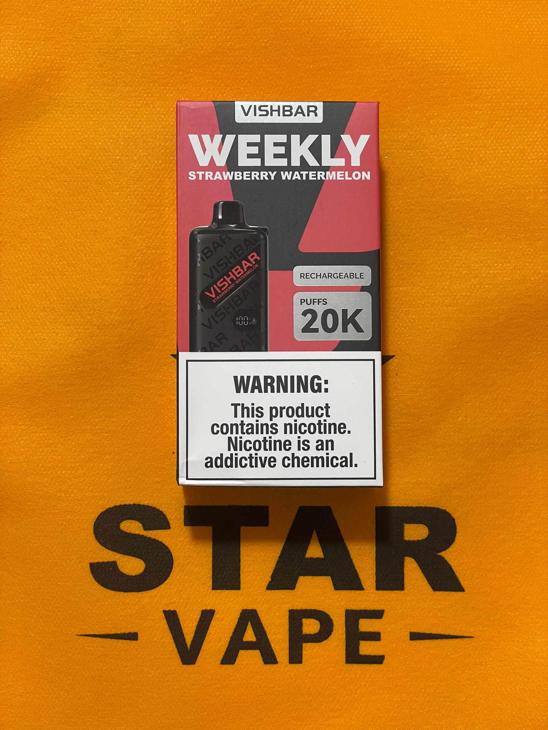 SWA.jpeg یکبار مصرف توت فرنگی هندوانه 20Kپاف | VISHBAR STRAWBERRY WATERMELON 20K PUFF - Image 1