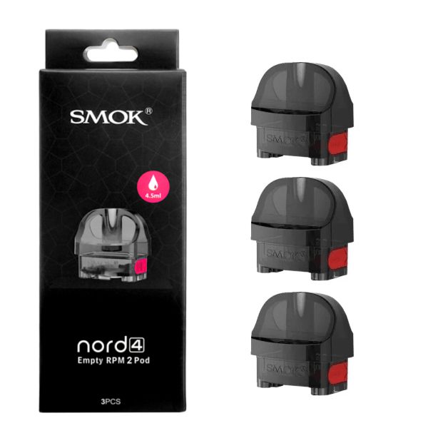 Smok-Nord-4-RPM-2-Empty-Pod.jpg کارتریج اسموک نورد ۴ بسته 3 عددی | Smok Nord 4 Empty Pod 3pcs - Image 1
