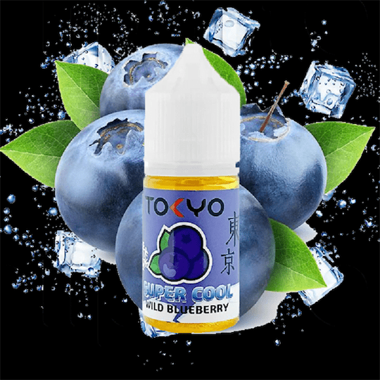 TOKYO-SUPER-COOL-WILD-BLUEBERRY.png سالت توکیو بلوبری وحشی | TOKYO SUPERCOOL Wild Blubeery SALT - Image 1