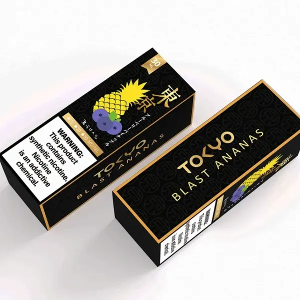 Tokyo-Golden-Series-Blast-Ananas-Juice.webp سالت بلوبری آناناس توکیو | TOKYO GOLDEN BLAST ANANAS NICOTINE SALT - Image 1