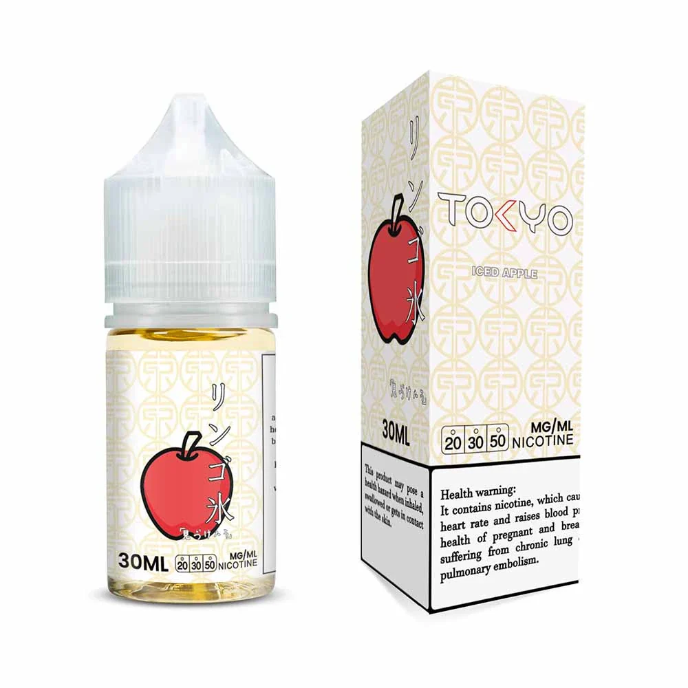 Tokyo-Iced-Apple-30ml-01_1200x1200.webp سالت سیب یخ توکیو | TOKYO CLASSIC ICED APPLE NICOTINE SALT - Image 1