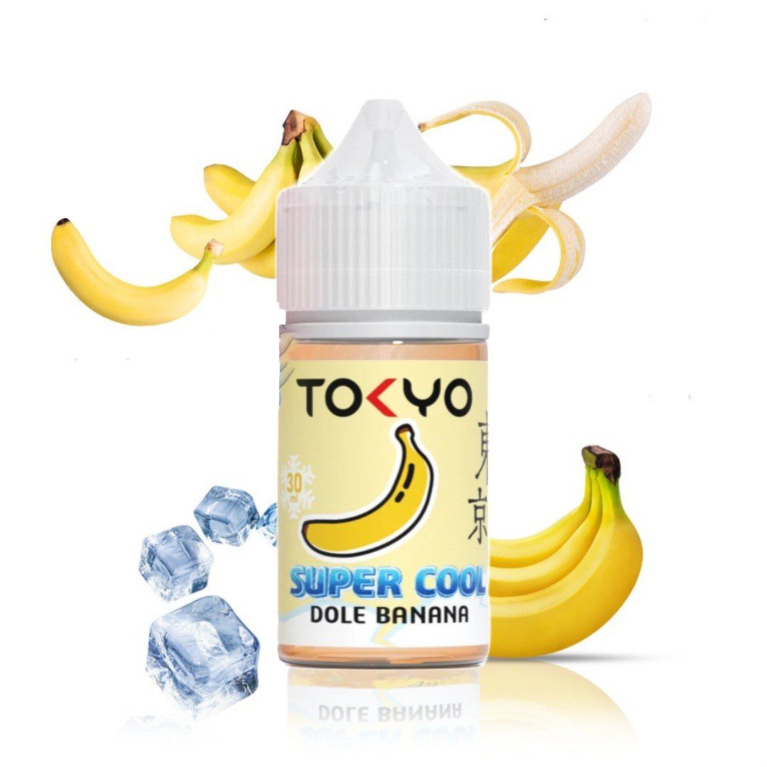 Tokyo-Super-Cool-Dole-Banana-.jpg سالت موز توکیو | TOKYO SUPER COOL BANANA NICOTINE SALT - Image 1