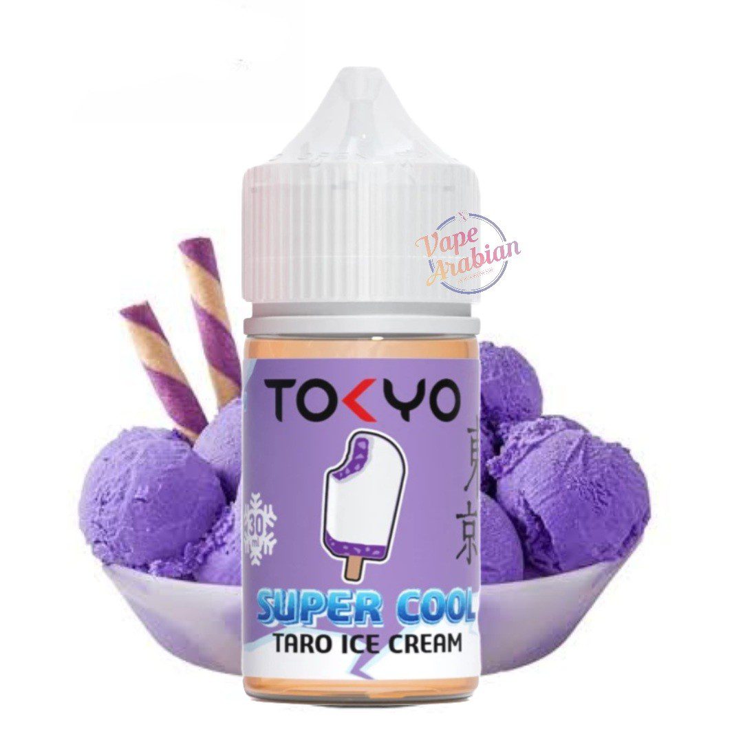 Tokyo-Super-Cool-Taro-Ice-Cream-.jpg سالت بستنی تارو توکیو | TOKYO SUPER COOL TARO ICE CREAM NICOTINE SALT - Image 1