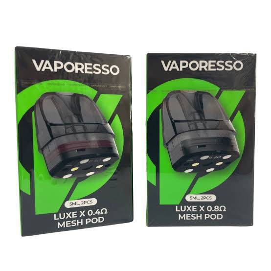 Vaporesso-Luxe-X-Cartridge.jpeg کارتریج پاد لوکس ایکس ویپرسو بسته 2 عددی | VAPORESSO Luxe X Mesh Pod Cartridge 5ml - Image 1