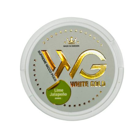 White-Gold-Jalapeno-Lime-450x450-1.jpeg کیسه نیکوتین وایت گلد لیموناد هالوپینو | White Gold Nicotine Bag Lime Jalapeno - Image 1