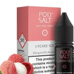 سالت توت فرنگی لیچی پادسالت Pod Salt Nexus Strawberry Lychee 30ml Nicotine Salt
