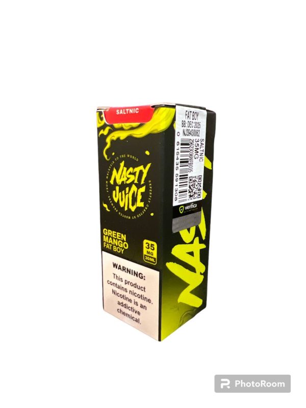 سالت انبه نعنا Nasty Green Mango FAT BOY - Image 2