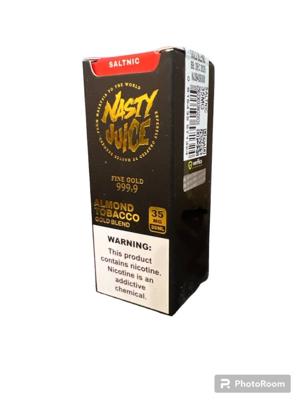 سالت تنباکو بادام Nasty GOLD BLEND - Image 2