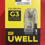کارتریج یوول کالیبرن 3 میل جی 3  بسته 4 عددی | Uwell Caliburn Cartridge G3 3ml 4pcs