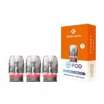 کارتریج گیک ویپ کیو ساید بسته 3 عددی  2 میل | GEEKVAPE Q side Mesh coil Cartridge 3pcs 2ml