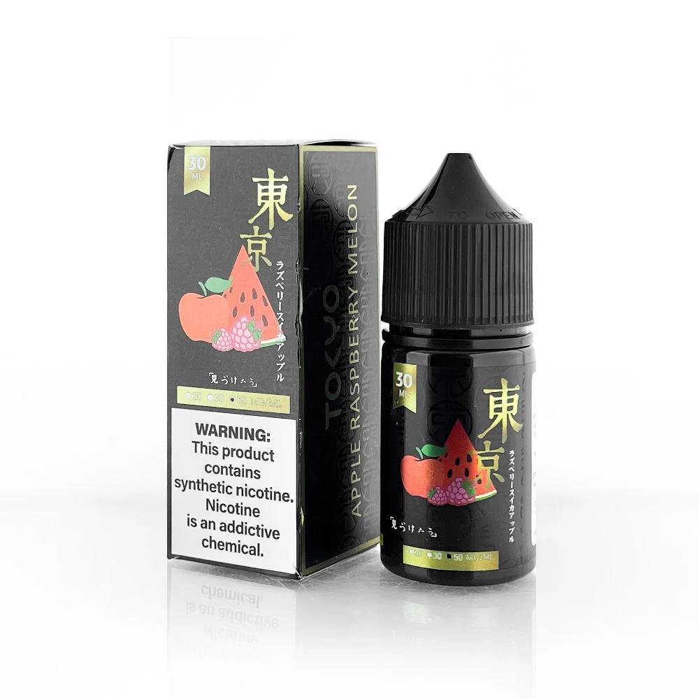 سالت تمشک سیب هندوانه توکیو | TOKYO GOLDEN APPLE RASPBERRY MELON NICOTINE SALT - Image 1