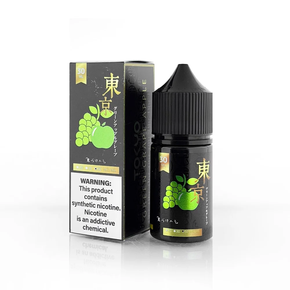 tokyo_green_apple_grape_tao_nho_0d36db47e50f481e94187c3437048a6d_master.webp سالت انگور سبز سیب توکیو | TOKYO GOLDEN GREEN GRAPE APPLE NICOTINE SALT - Image 1