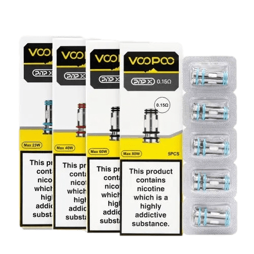 voopoo-pnp-x-group-photo_preview_rev_1.png کویل سری پی ان پی کمپانی ایکس ووپو بسته 5 عددی | VOOPOO PnP X Coil 5PCS - Image 1